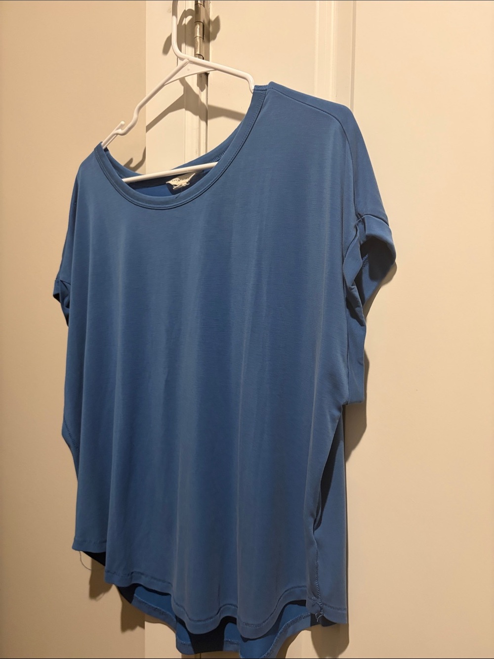 Lucky Brand Dusty Blue Short-Sleeve Tee